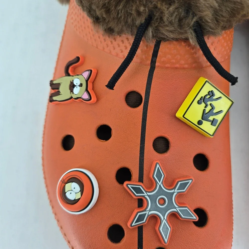 Crocs South Park Kenny Classic Lined Clog Orange 211499-90H Mens 10 Womens 12